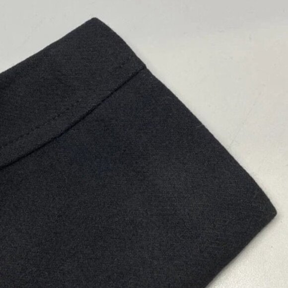 NEW MADEWELL Womens Trench Coat True Black Size S Double Breasted Waist Tie - Picture 2 of 9